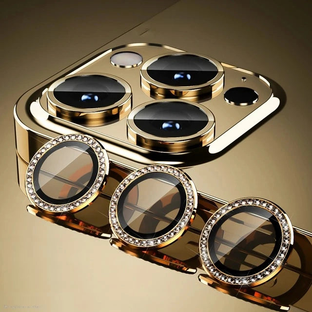 Kameraschutz iPhone Diamond Glitter - Metallic