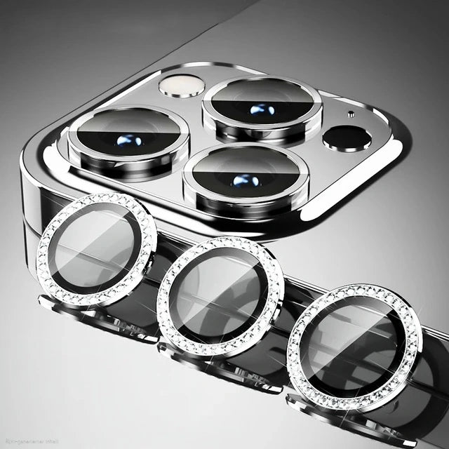 Kameraschutz iPhone Diamond Glitter - Metallic