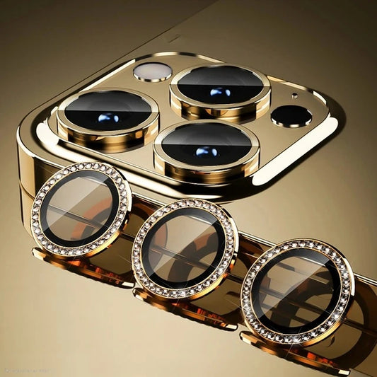 Kameraschutz iPhone Diamond Glitter - Metallic