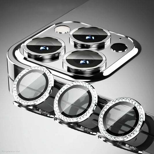 Kameraschutz iPhone Diamond Glitter - Metallic